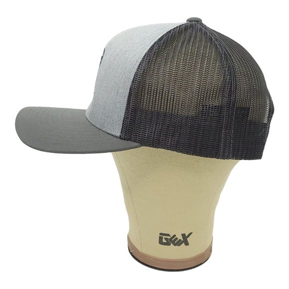Transport Trailer Service Mesh Snapback Cap Trucker Baseball Hat Pacific Gray - Picture 7 of 12